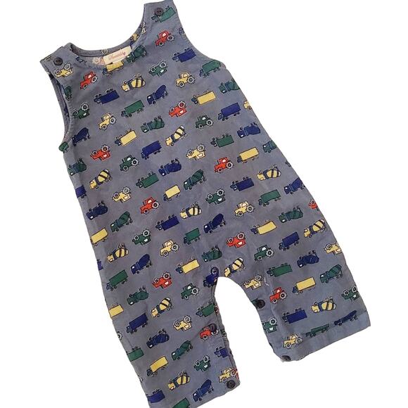 Sweetdil corduroy vehicle 12M Romper - Picture 1 of 5